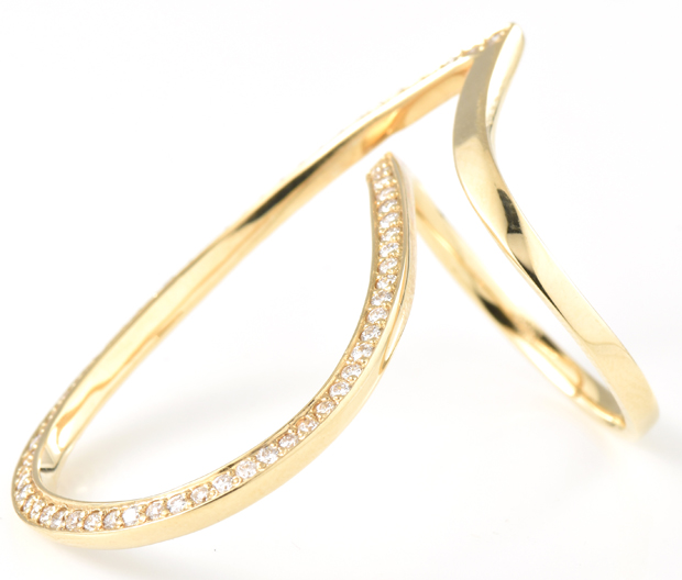 14K Yellow Gold Freeform Ring