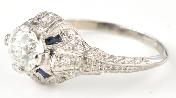 Platinum Diamond Ring 