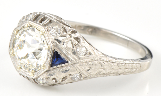 Platinum Diamond Ring 