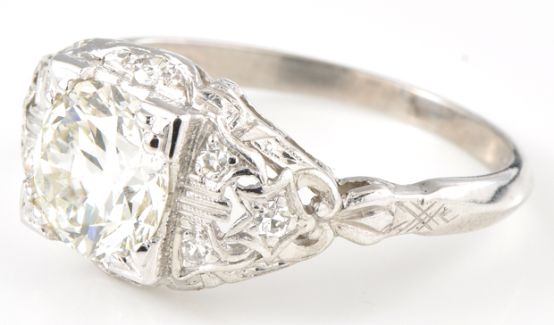 Platinum Diamond Ring with a 1.86 Carat Round, GIA #1192543016