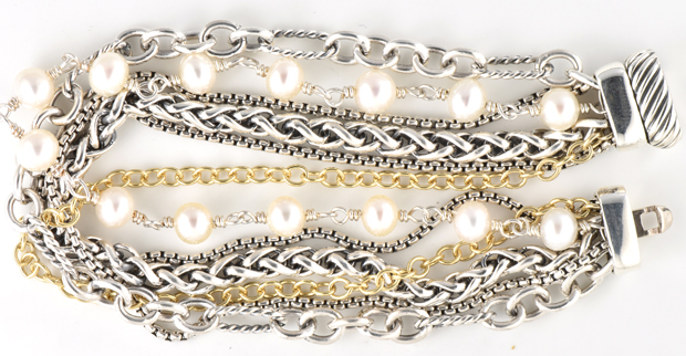 David Yurman Bracelet, Pendant and Earrings 