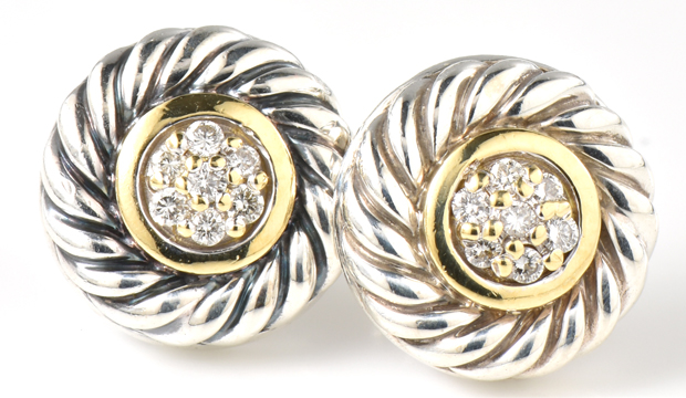 David Yurman Necklace and Earrings 