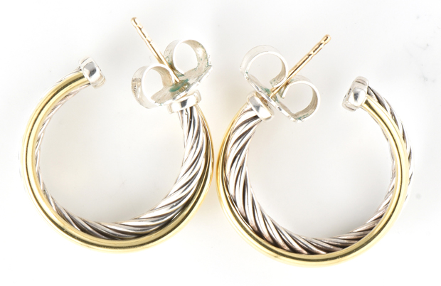 David Yurman Bracelet and Earrings 