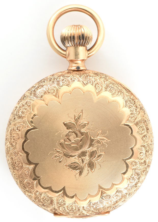 14K Yellow Gold American Waltham Pocket Watch 