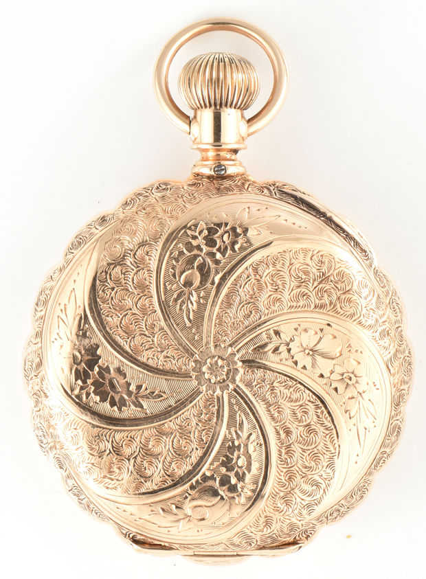 Five Ladies 14K Gold Pocket Watches