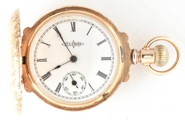 Five Ladies 14K Gold Pocket Watches