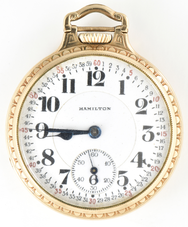 Four Beautiful 16 Size High Grade Men’s Pocket Watches