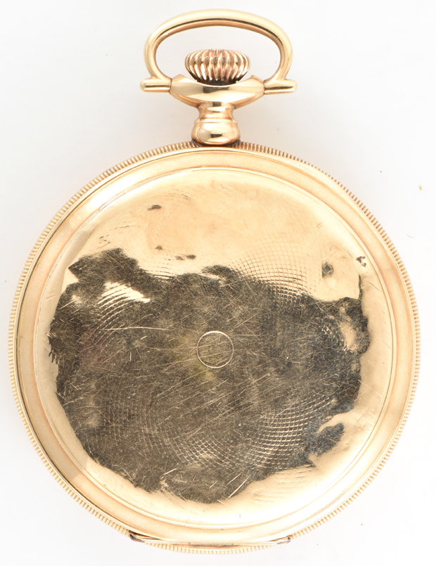 Two 14K Yellow Gold 18 Size Men’s Hunter Case Pocket Watches