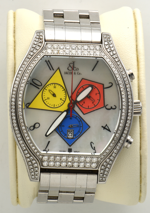 Jacob & Co. Quasar Chronograph Diamond Watch 