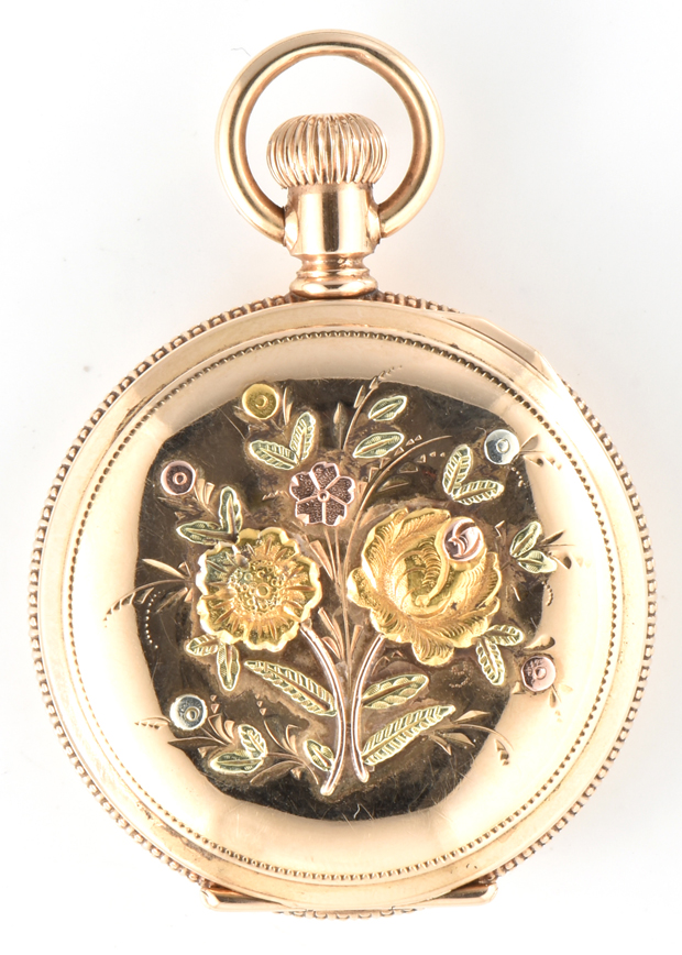 Two Ladies 14K Yellow Gold Pocket Watches
