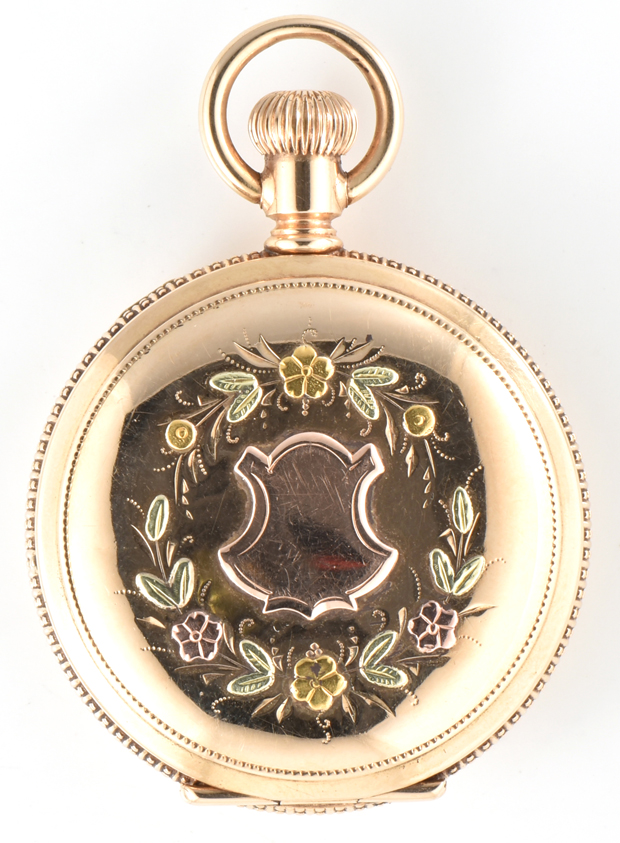 Two Ladies 14K Yellow Gold Pocket Watches