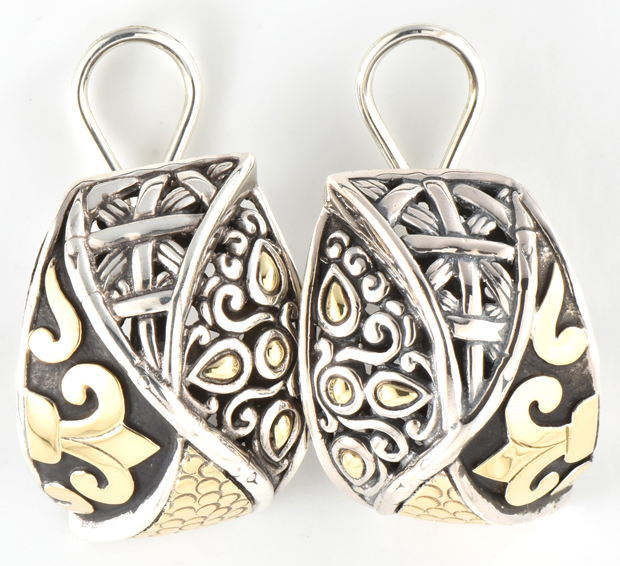 John Hardy Clip-On Earrings, Pendant and Ring 