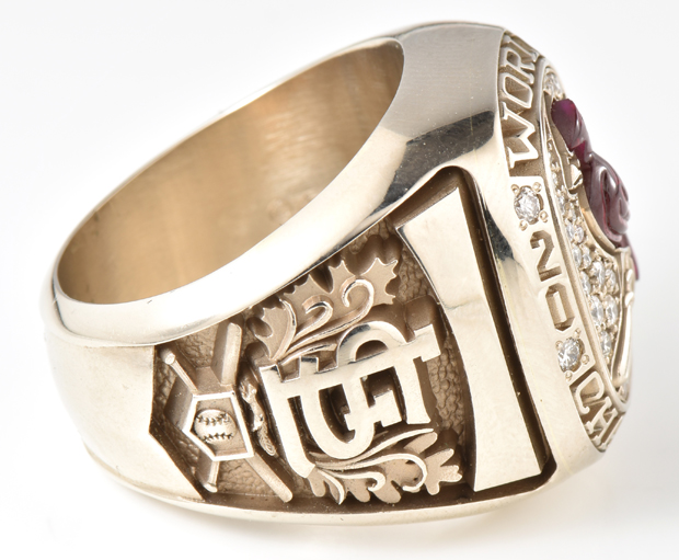 14K White Gold St. Louis Cardinals' World Series Ring