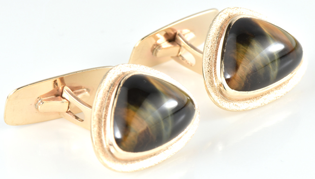 9K Yellow Gold Cufflinks