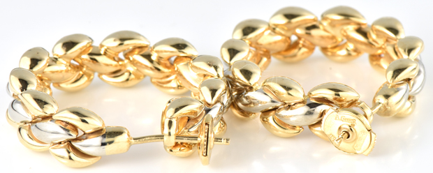 18K Two-Tone Chimento Earrings