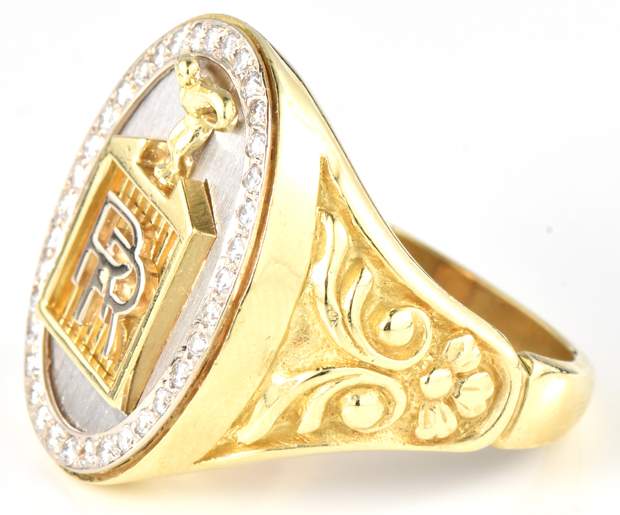 18K Yellow Gold Rolls-Royce Ring