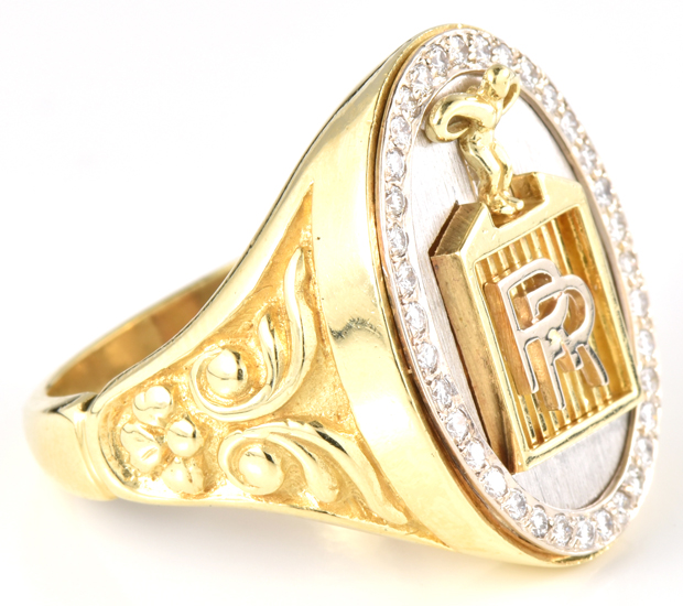 18K Yellow Gold Rolls-Royce Ring