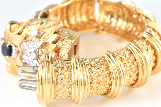 18K Yellow Gold Dragon Bracelet