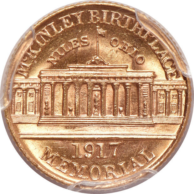 1916 McKinley MS-63 CAC, and a 1917 McKinley MS-63, both PCGS