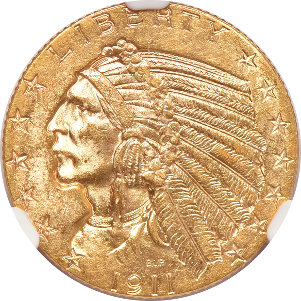1911 NGC MS-62 and a 1915 PCGS MS-62, both CAC