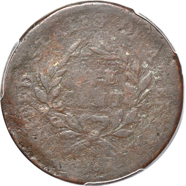 1793 Wreath Lettered Edge PCGS VG details/damaged