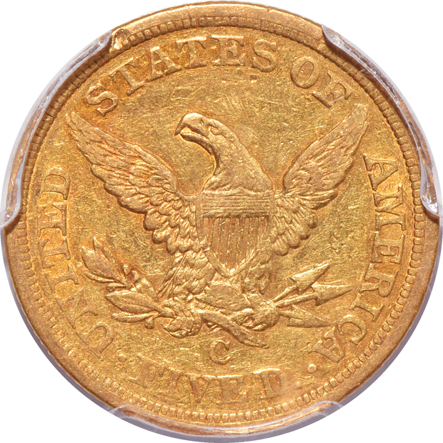 1857-C PCGS AU-50