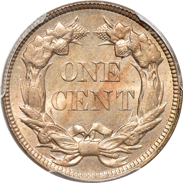 1857 Flying Eagle PCGS MS-64 CAC