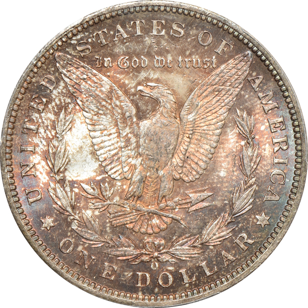 1880-O MS-63 and an 1891-O MS-64, both PCGS