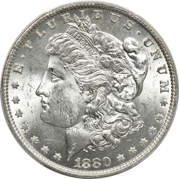 1880-O MS-63 and an 1891-O MS-64, both PCGS