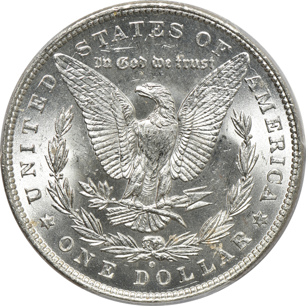 1880-O MS-63 and an 1891-O MS-64, both PCGS