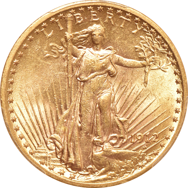 1908-D Motto and 1912, both PCGS MS-62