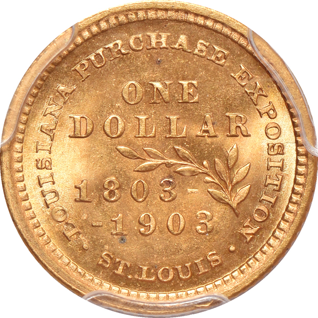 1903 Louisiana Purchase McKinley PCGS MS-66