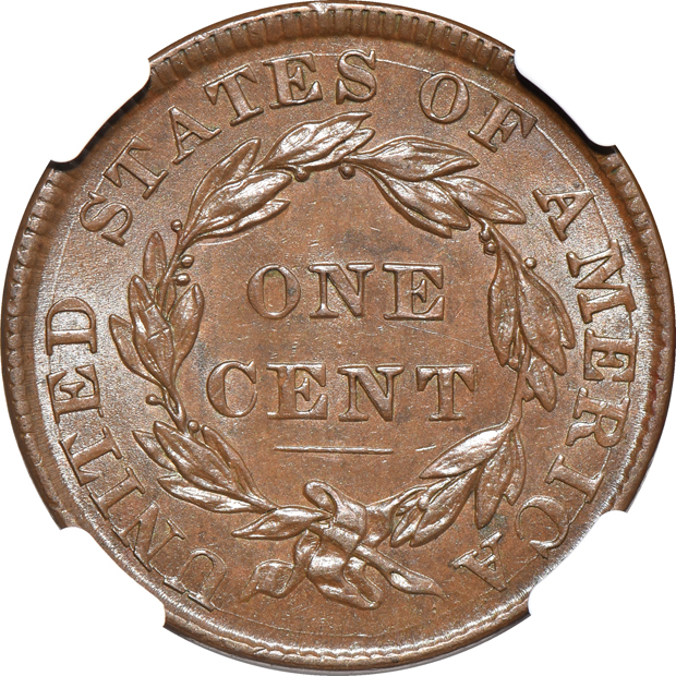1835 Head of 1836 NGC MS-62+ BN