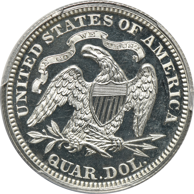 1866 Motto PCGS PR-65CAM