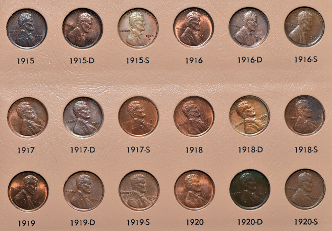 Nearly complete collection of Lincoln cents, 1909 through 2014, including proof-only issues, in a Dansco 8100 album