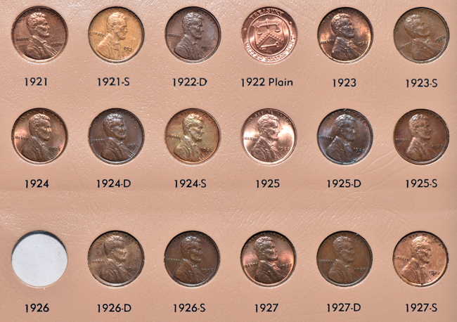 Nearly complete collection of Lincoln cents, 1909 through 2014, including proof-only issues, in a Dansco 8100 album