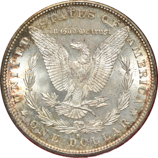 1879-S, 1880, and 1882, all in Paramount holders, as described