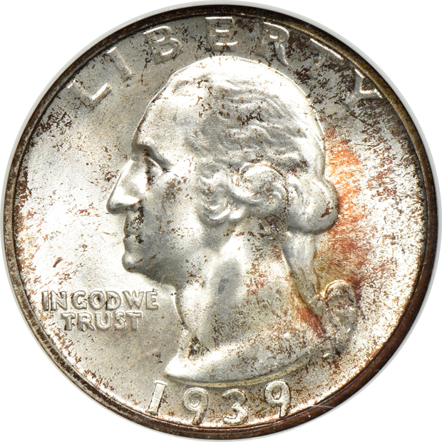 1935, 1939, and 1939-D, all NGC MS-67 CAC