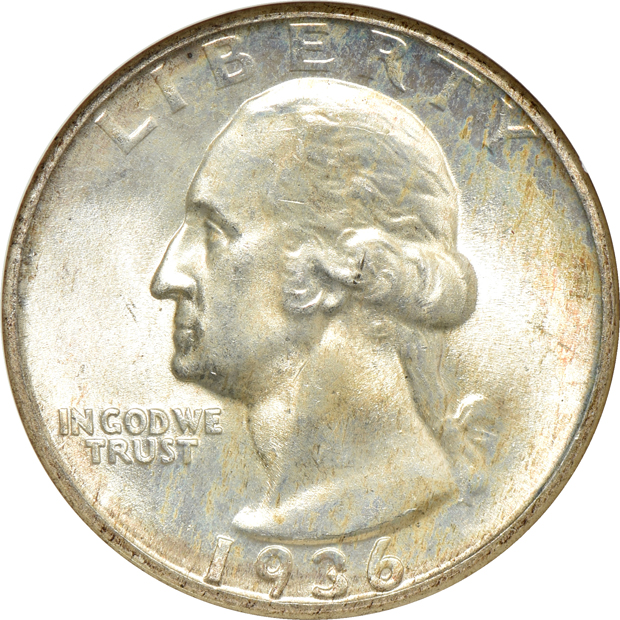 1936, 1937, and 1938, all NGC MS-67