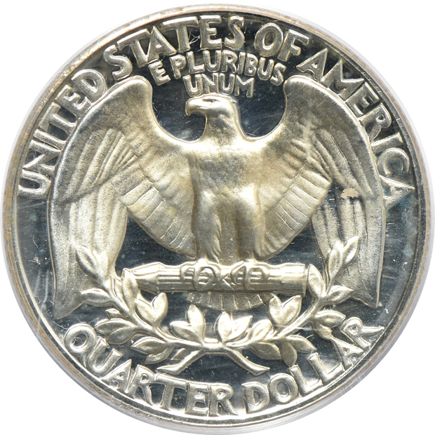 1952 PR-67CAM, and a 1963 PR-69DCAM, both PCGS
