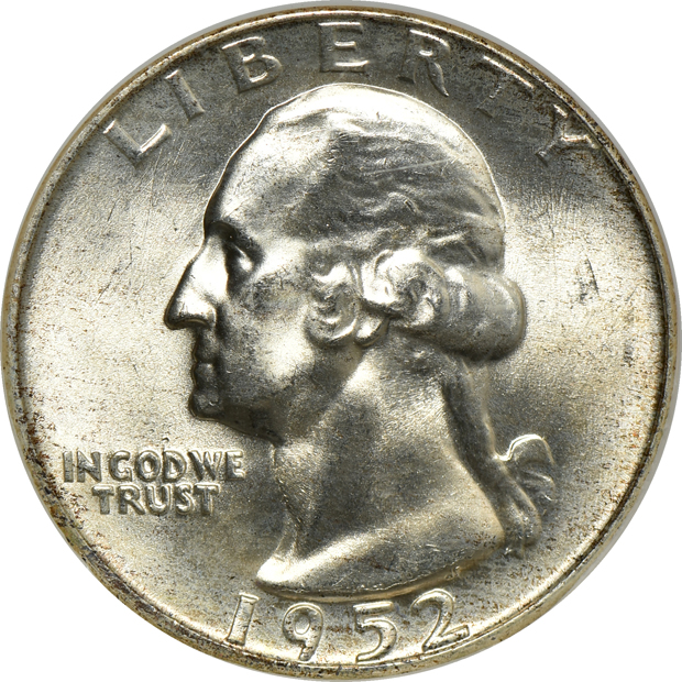 1946, 1948, and 1952-D, all NGC MS-67