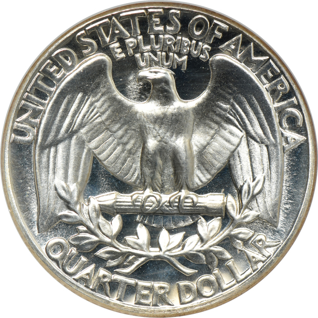 Four certified Washington quarters