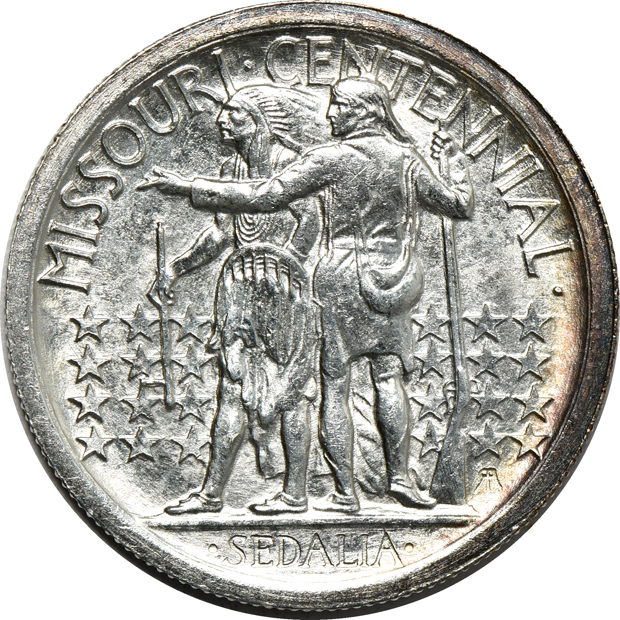 Collection of sixty-seven different silver commemorative half-dollars in a Dansco 7095 Vol. 2 album