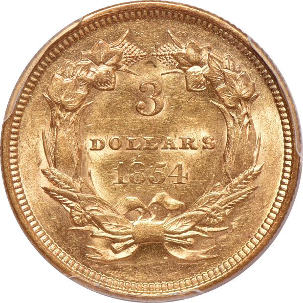 1854 PCGS AU-55