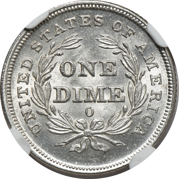 1839-O No Drapery NGC MS-65