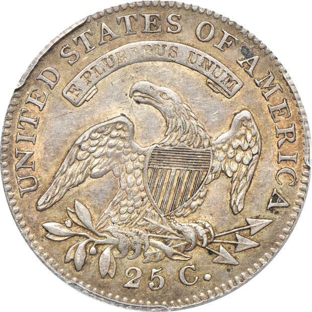 1821 Browning 2 PCGS AU-55