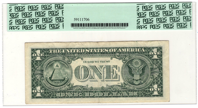 Serial Number 1 2009 $1 Dallas Fr# 1934-K - PCGS VF-30