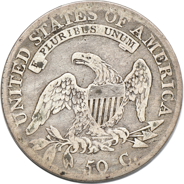 Nine early U.S. type coins
