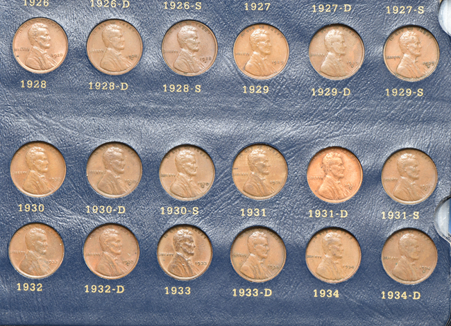 Collection of Lincoln cents, 1909 through 2014-S including proof-only issues (no 1955 doubled die), in a Whitman 9112 album