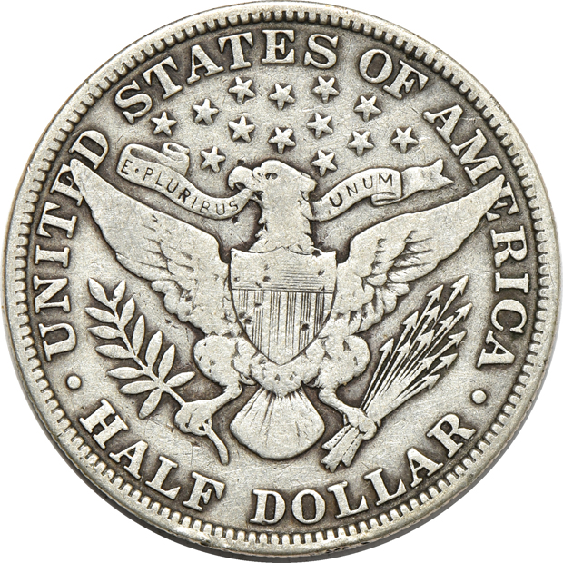 Complete collector of Barber half-dollars in a Dansco 7150 album